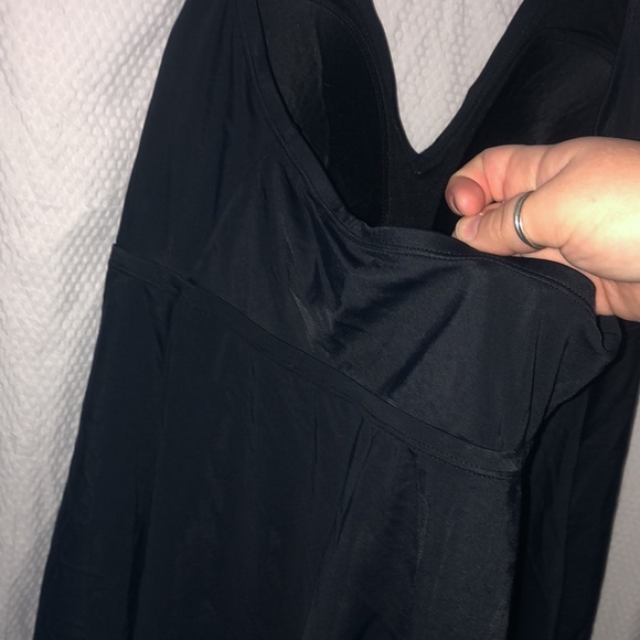 TWO size 24 All Black Swim Dresses (no bottoms) Perfect for Summer Swims 2025 - Picture 7 of 16